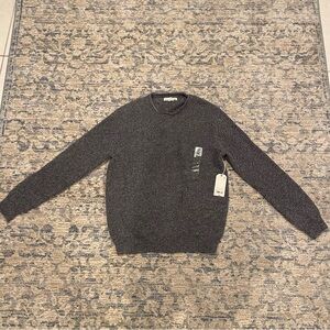 Mutual Weave Men's Charcoal Crewneck Sweater Size L